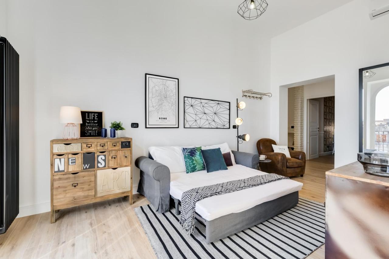 Bmga L Glam Industrial 3-Bed Apartment In Termini 罗马 外观 照片